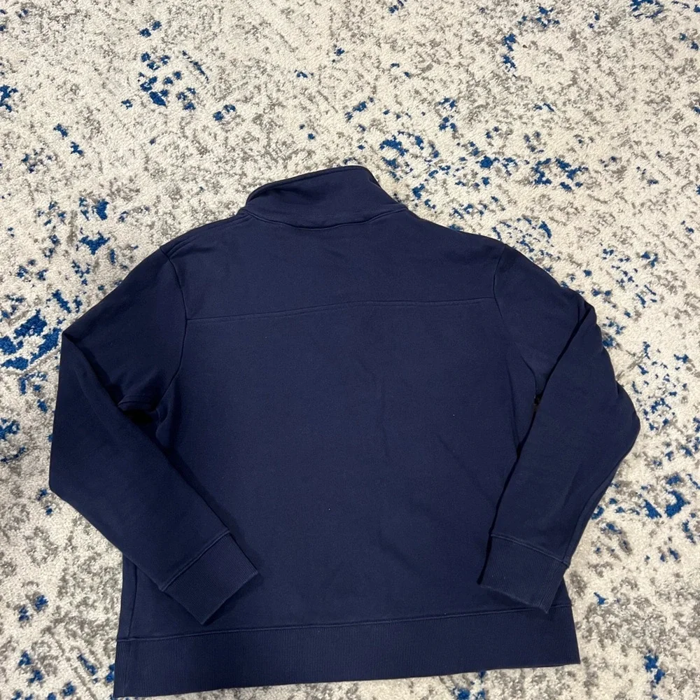 Vineyard Vines polo popover sweatshirt size medium navy - Picture 5 of 5